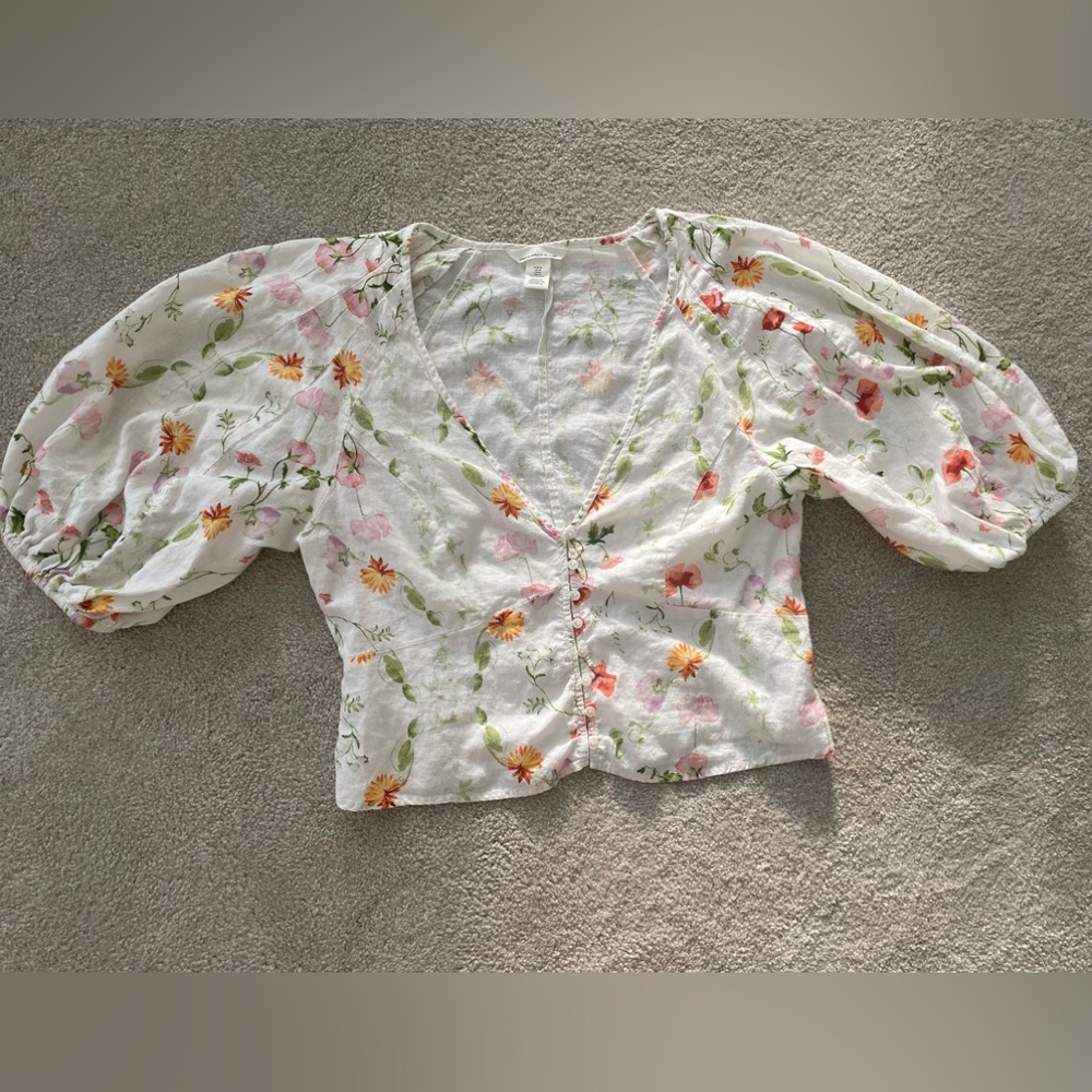H & M Linen Top